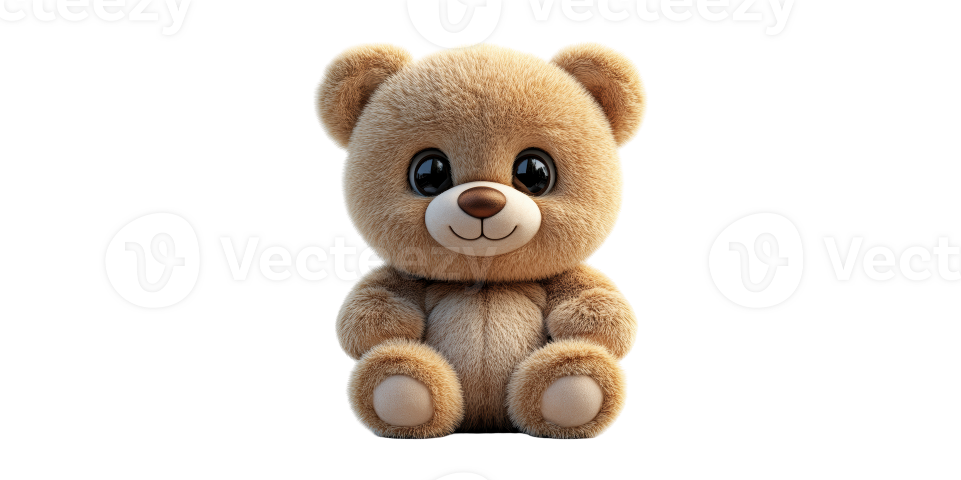 Teddy bear toy isolated on transparent background. png
