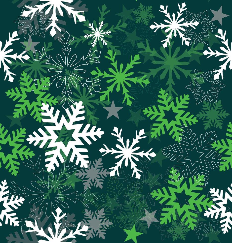 Twilight Snowflake repeat pattern vector