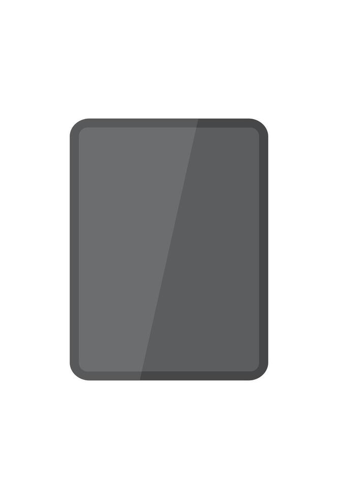 A gray square with a shadow on it vector