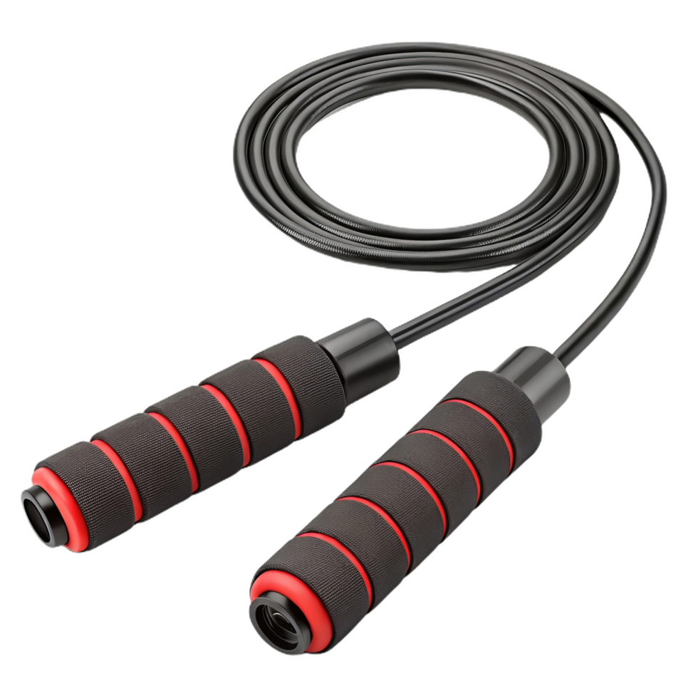 flexible skipping rope with foam handles for effective workouts png