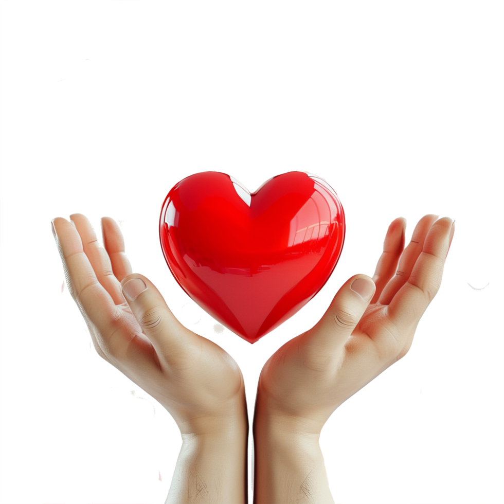 Care and Compassion, Symbolized by a Heart On Transparent Background png
