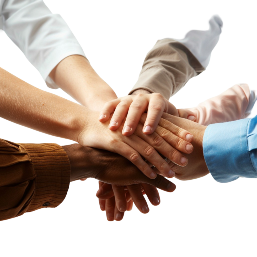 Hospital Teamwork Hands Circle png