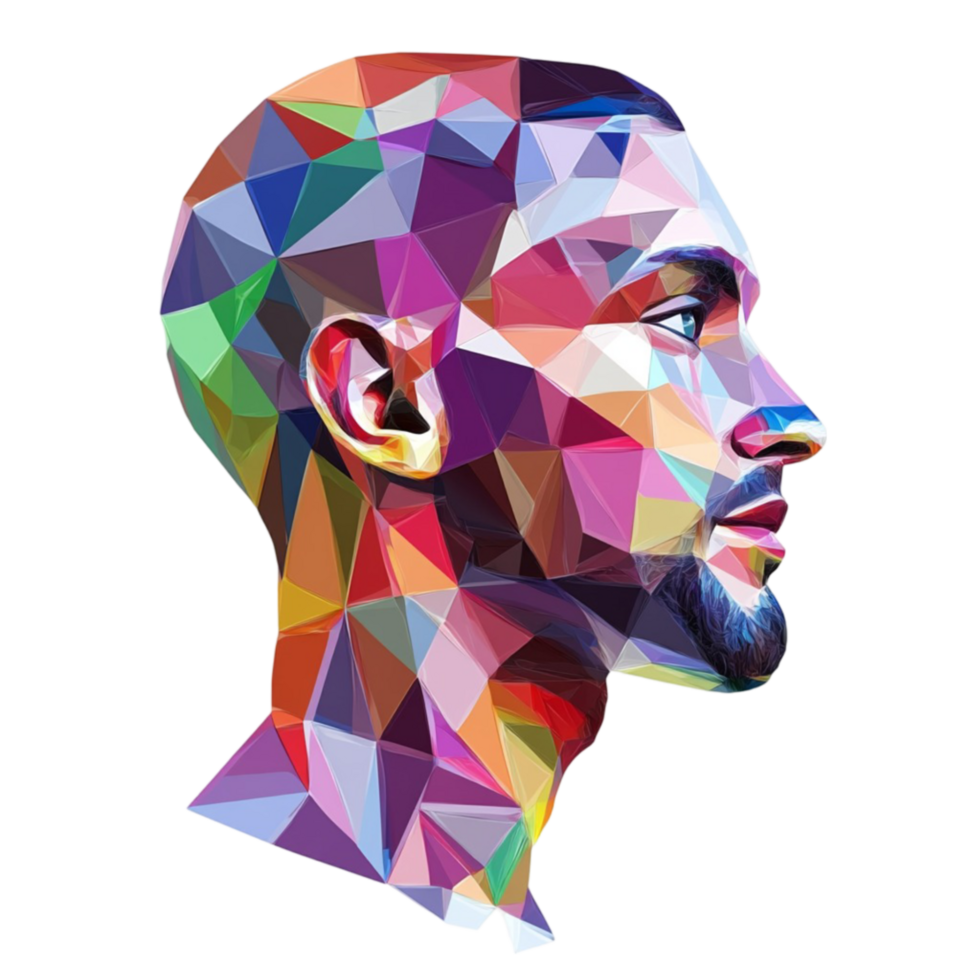 Mesh Ethereum Mind with Glare Effect png