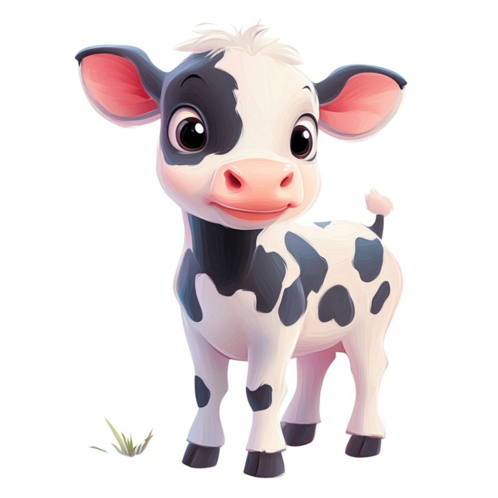 Happy Baby Farm Cow png