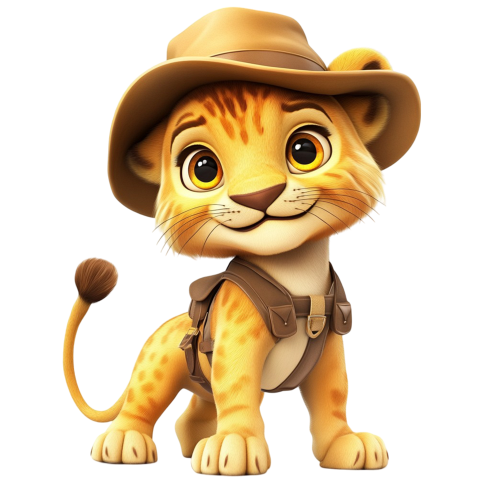 Funny Tiger Cub Jacket png