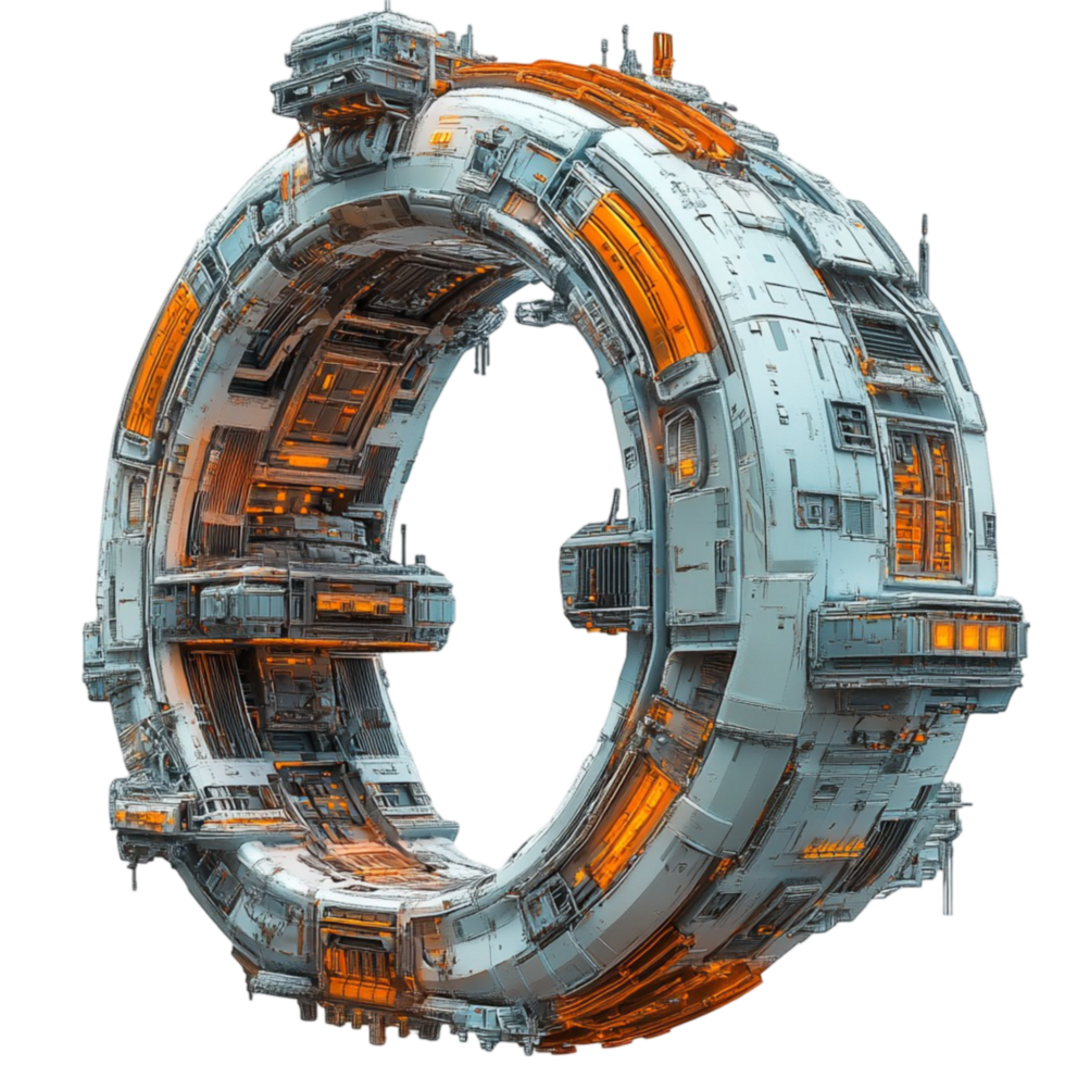 Sci-Fi Futuristic City and Dome png