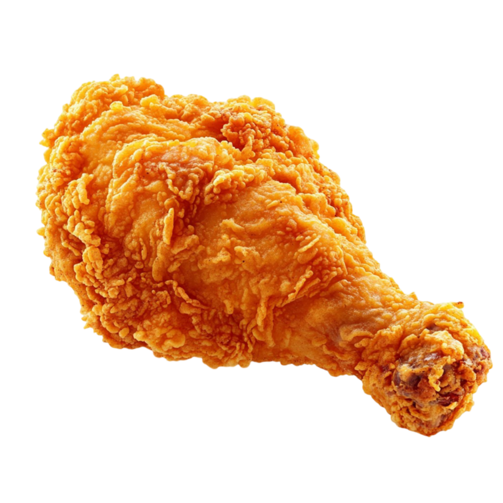 Fried Chicken Drumstick on Transparent Background png