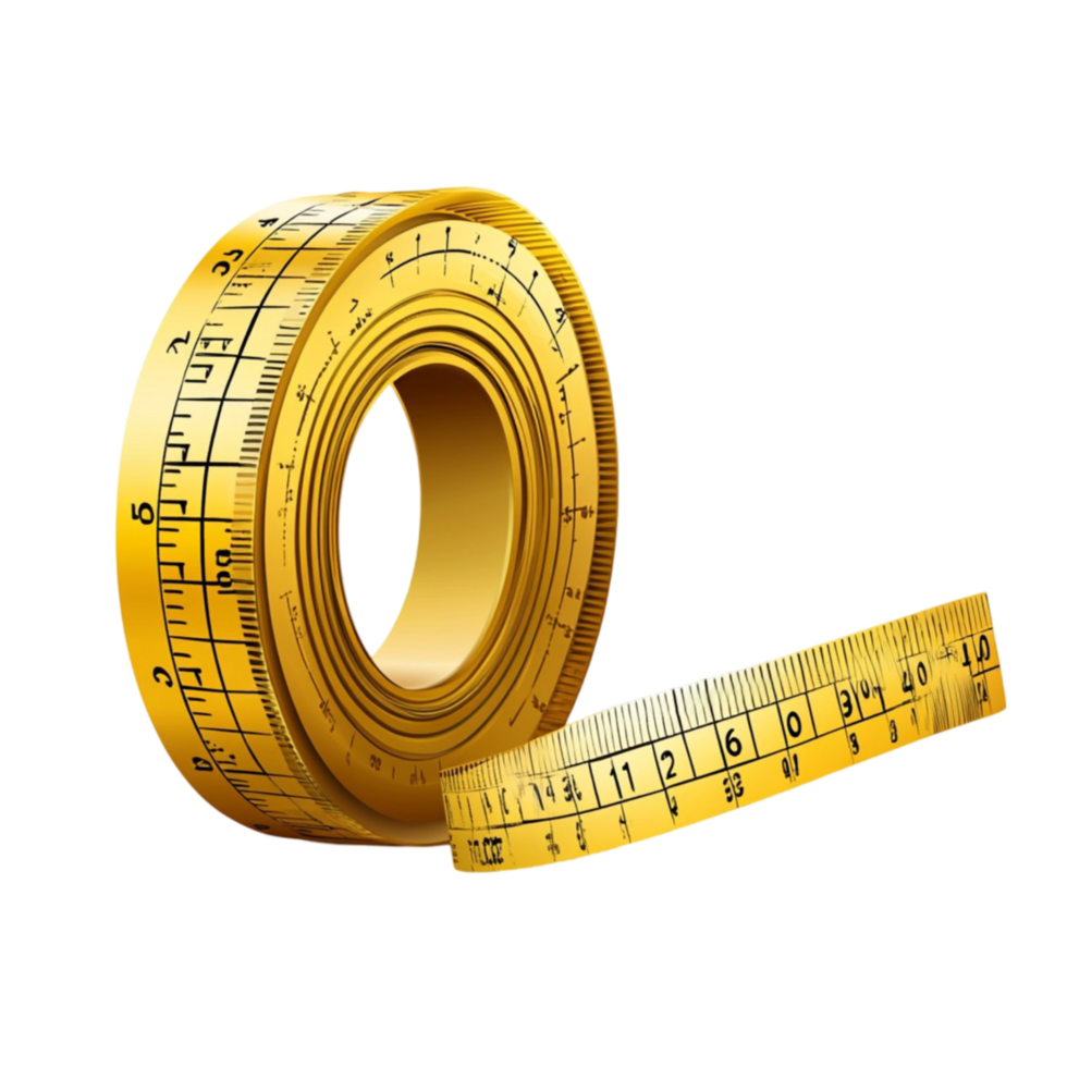 Yellow 1pc Measuring Tape 300cm 120inch for Home and Office Use png