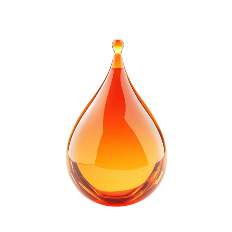 3D Oil Drop Abstract Design png