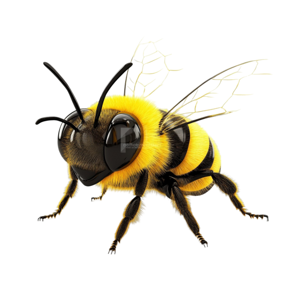 Plastic Bee Character Toy png