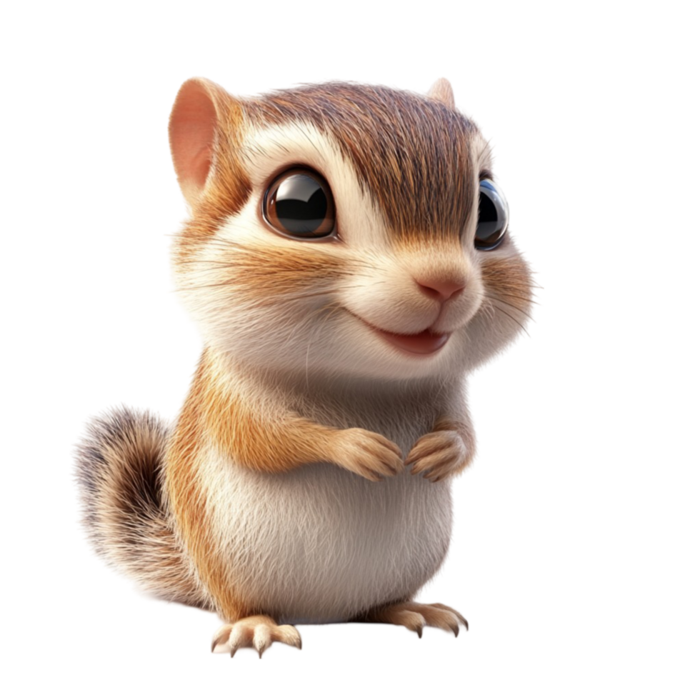 Adorable Squirrel on Ground png