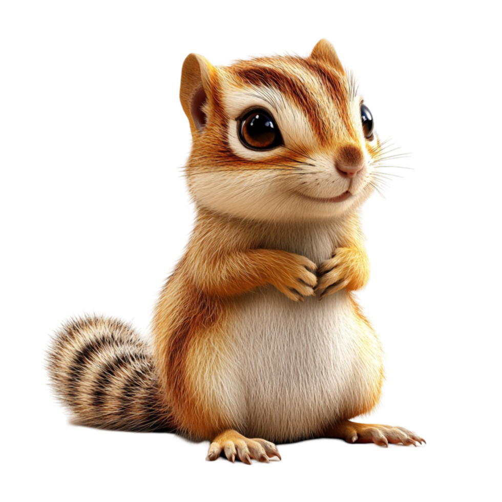 Playful Squirrel Eating Nut png