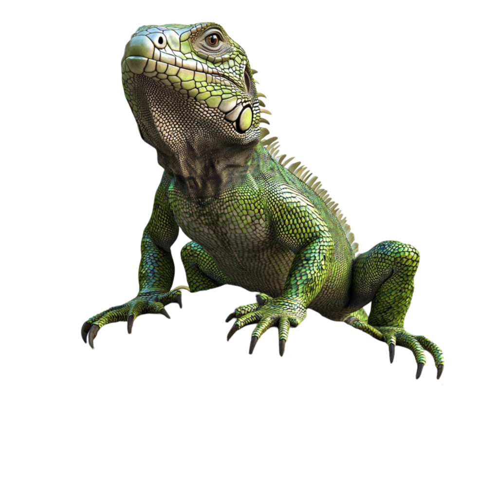 Iguana Face Closeup png