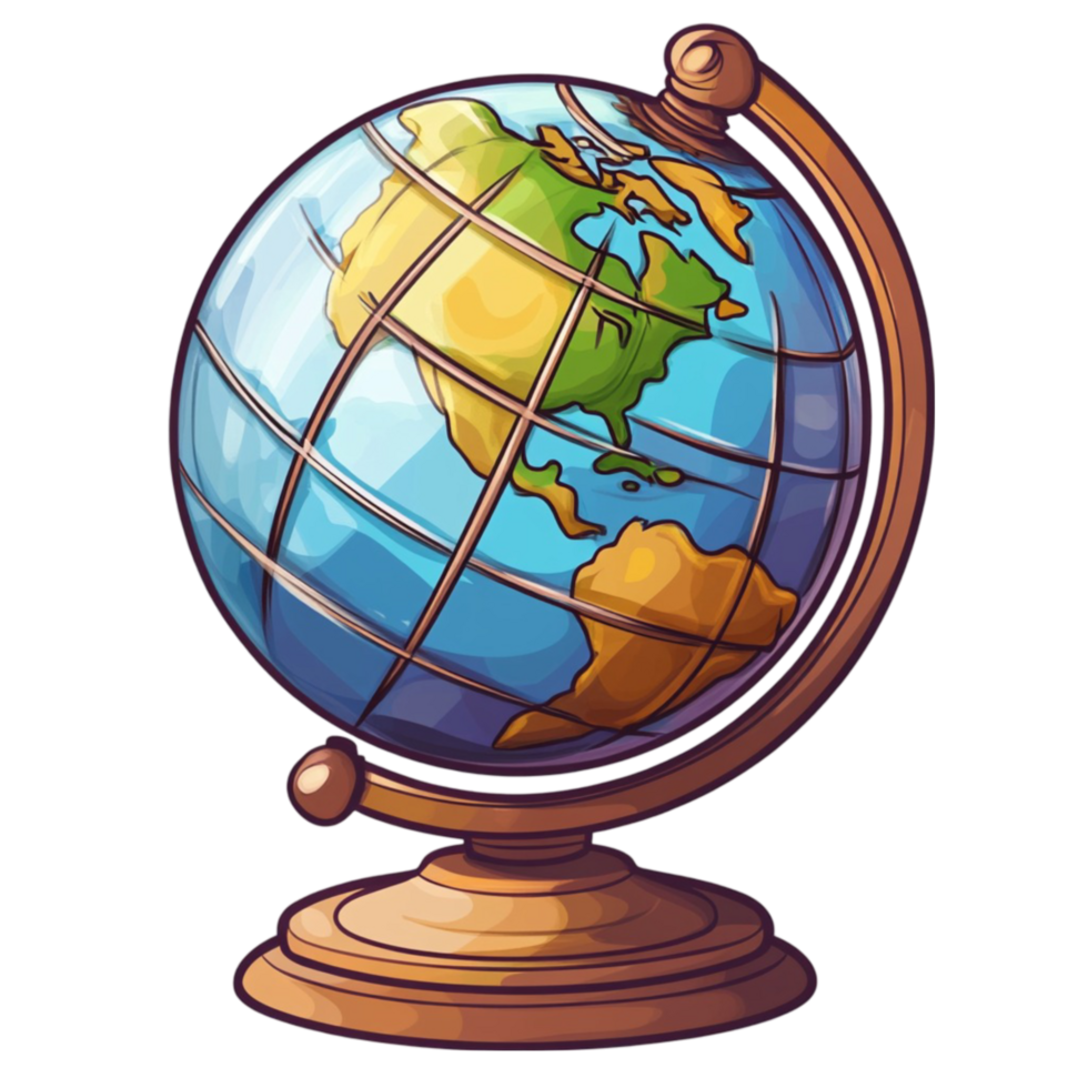 Golden Globe World Atlas png
