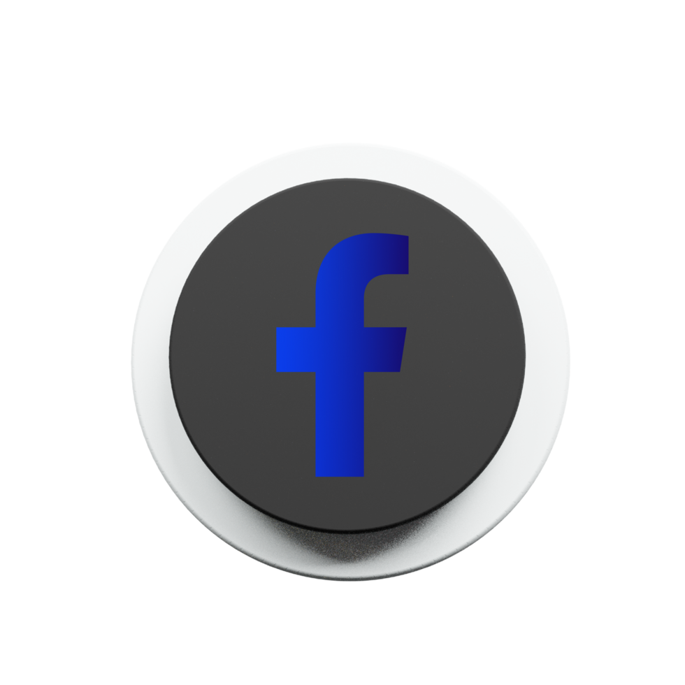 Facebook Logo with Bold Blue and White Color Scheme png