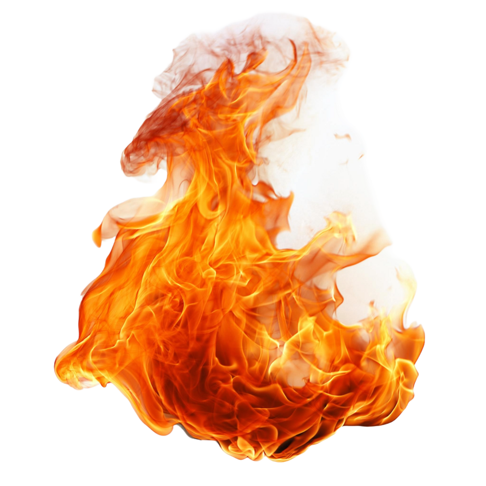 A fire element design hot png