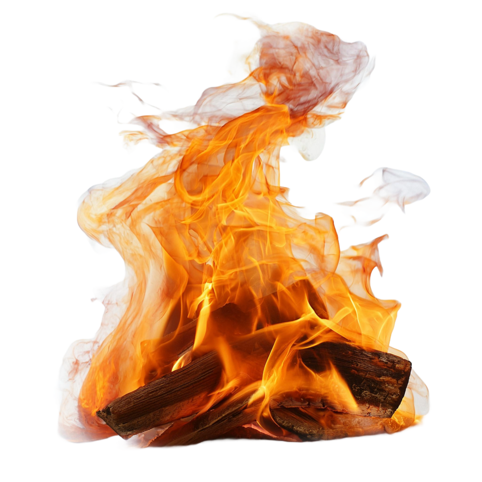 A fire raging, Ember sparks png