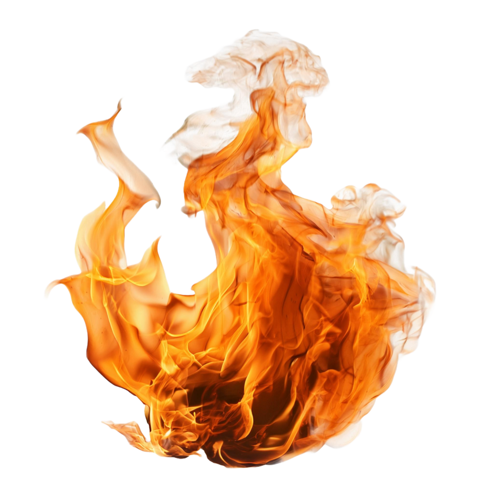 Fire orange glow png