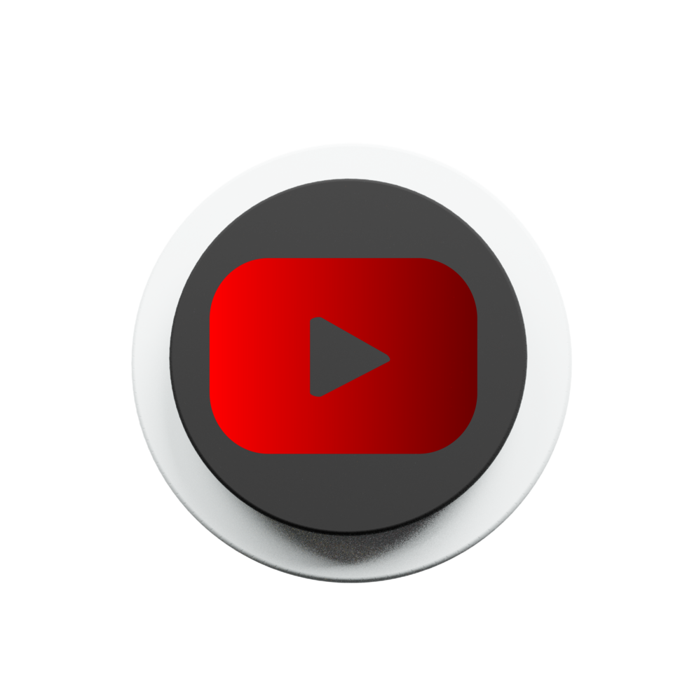 YouTube App, Streaming Service black and red color png