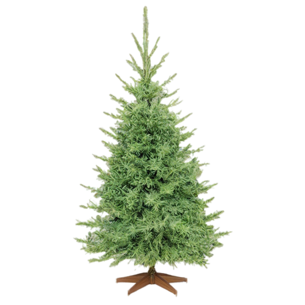 A small christmas tree on a stand png