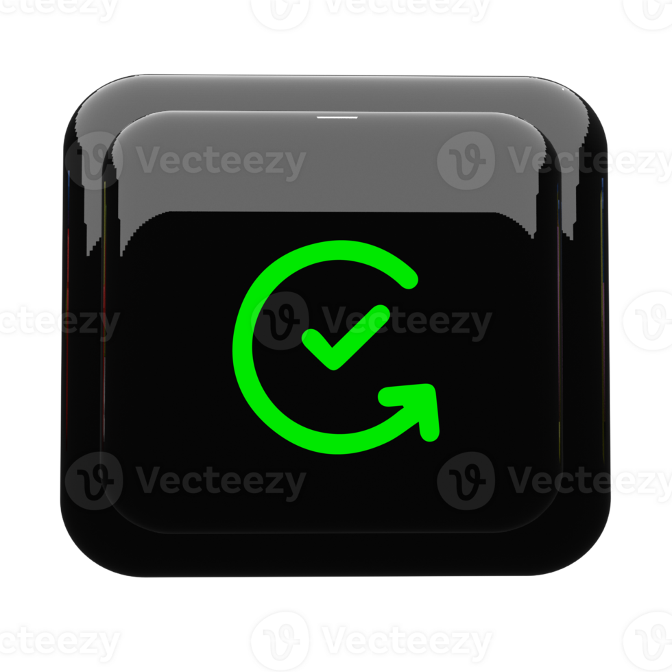 Green Reload icon, Refresh Symbol png