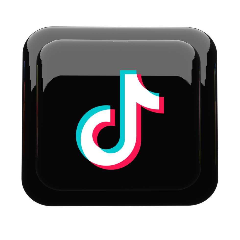 Tiktok logo icon, tiktok symbol png