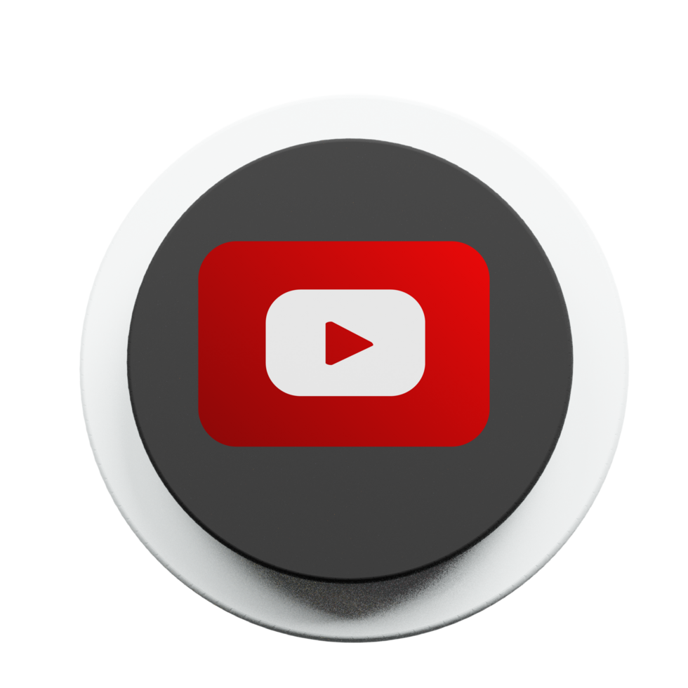 Youtube logo icon Content Creation png