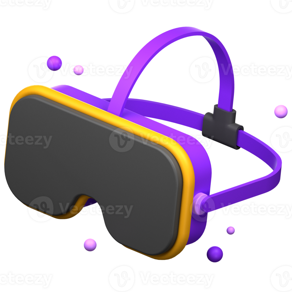 Virtual Reality technology 3D Icon png