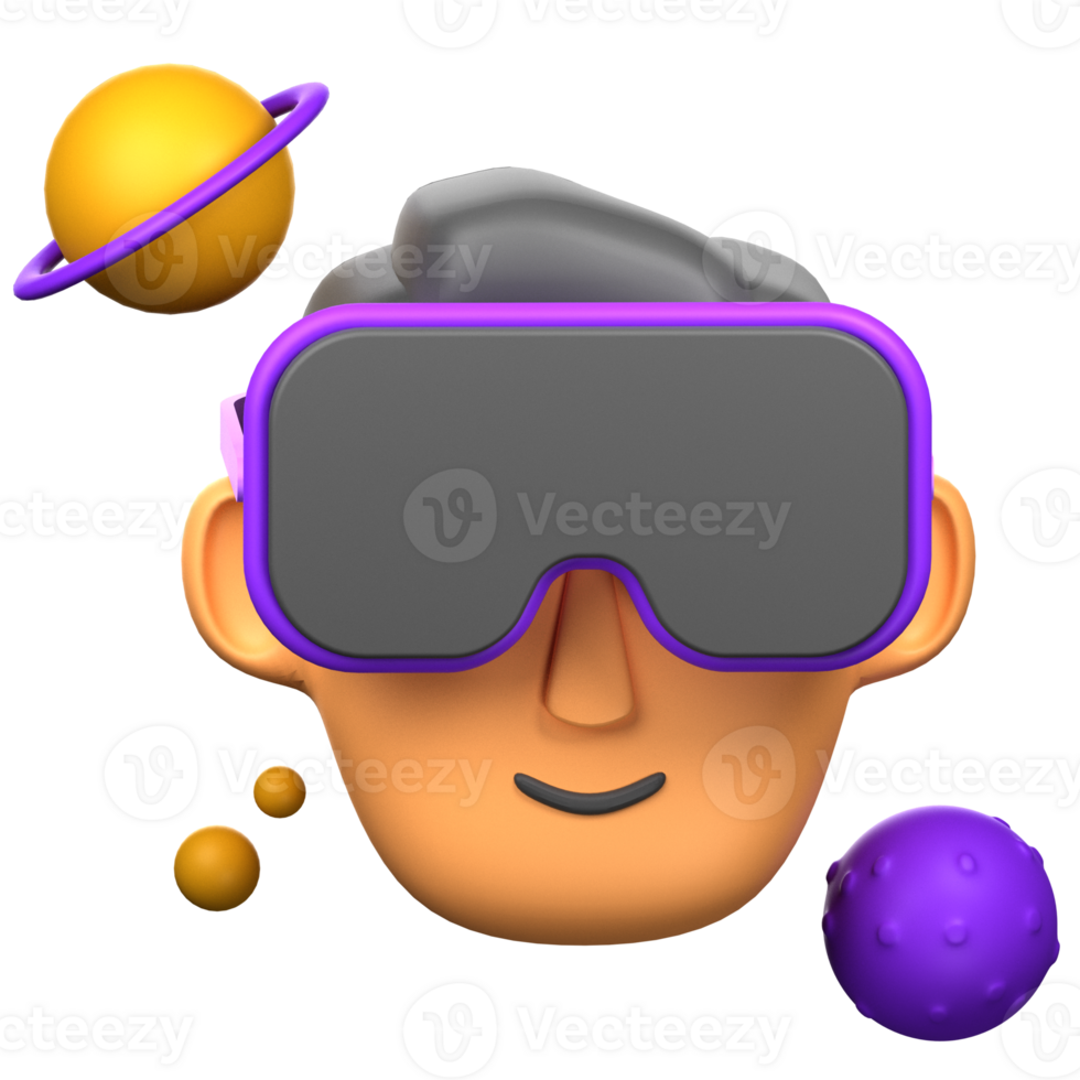 Vr User 3D Icon png