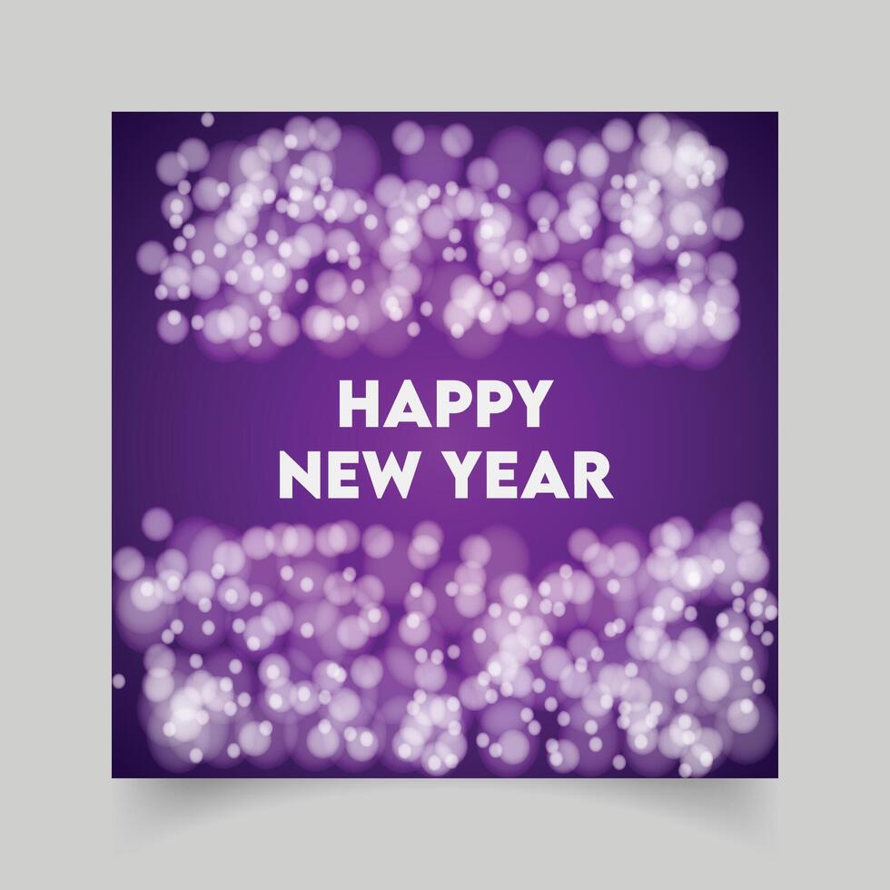 Happy new year banner design vector
