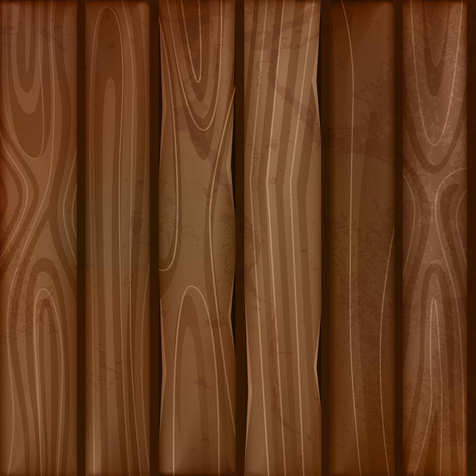Wooden background. Brown wood texture. vector