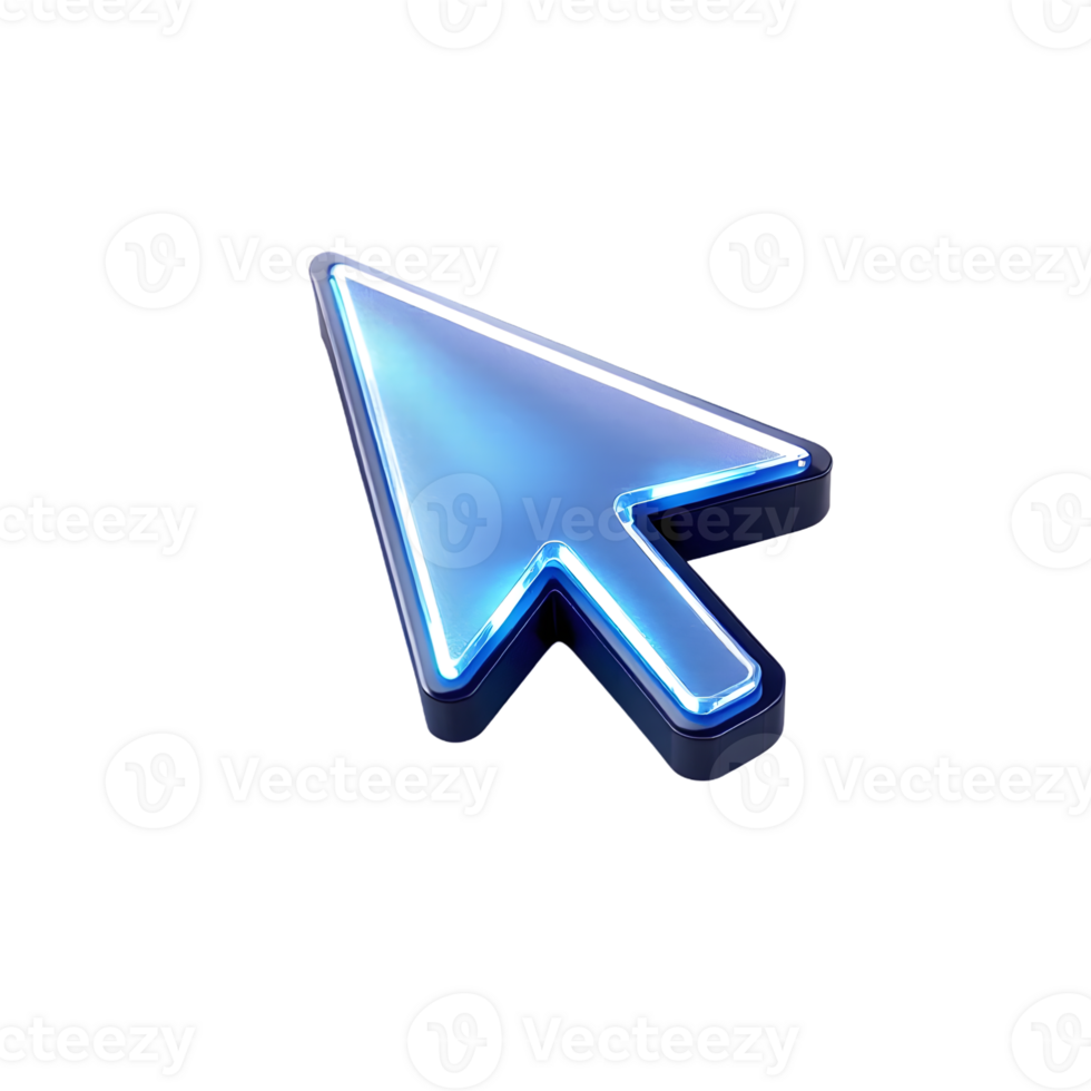 A blue arrow pointing png