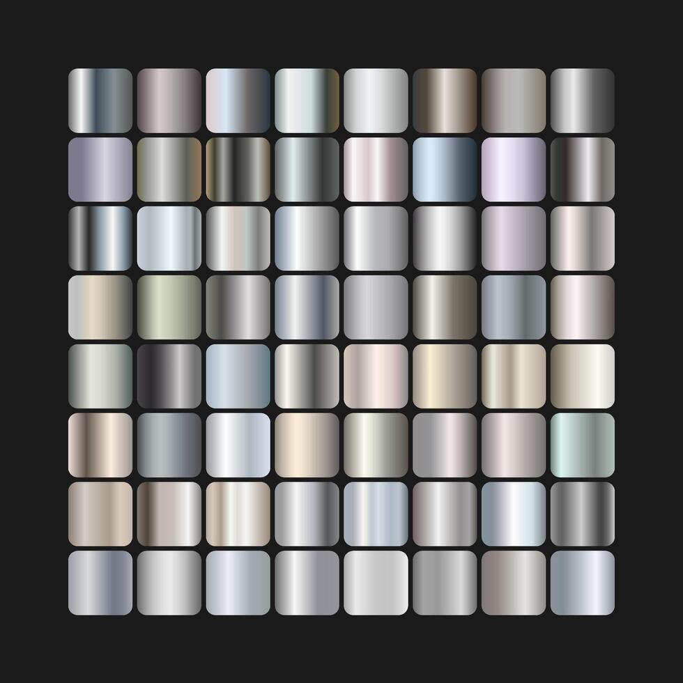 Gradient Silver Color vector