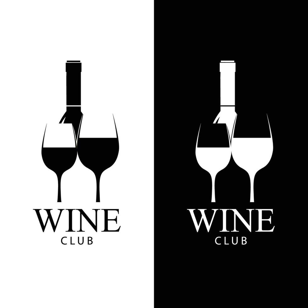Wine Club best logo vector