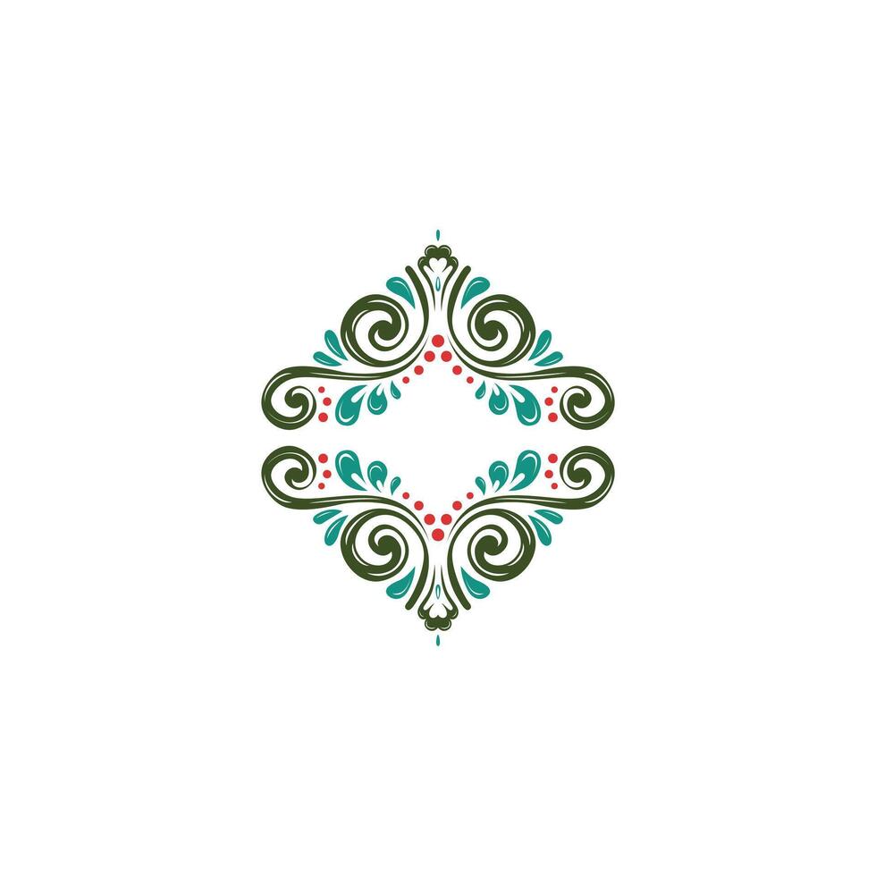 Abstract Minimal Ceramic Pattern Design Template vector