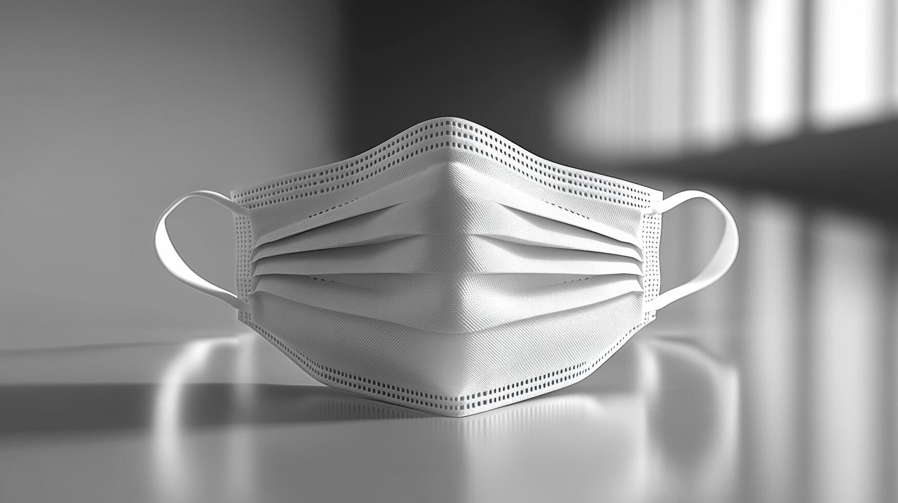disposable mask for dust protection, featuring white design and multiple layers, ideal for safety and hygiene in various environments photo