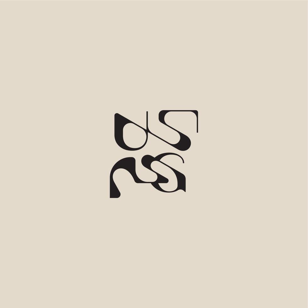 bold style and luxury concept UG elegant initial logo letter curved typography monogram vector