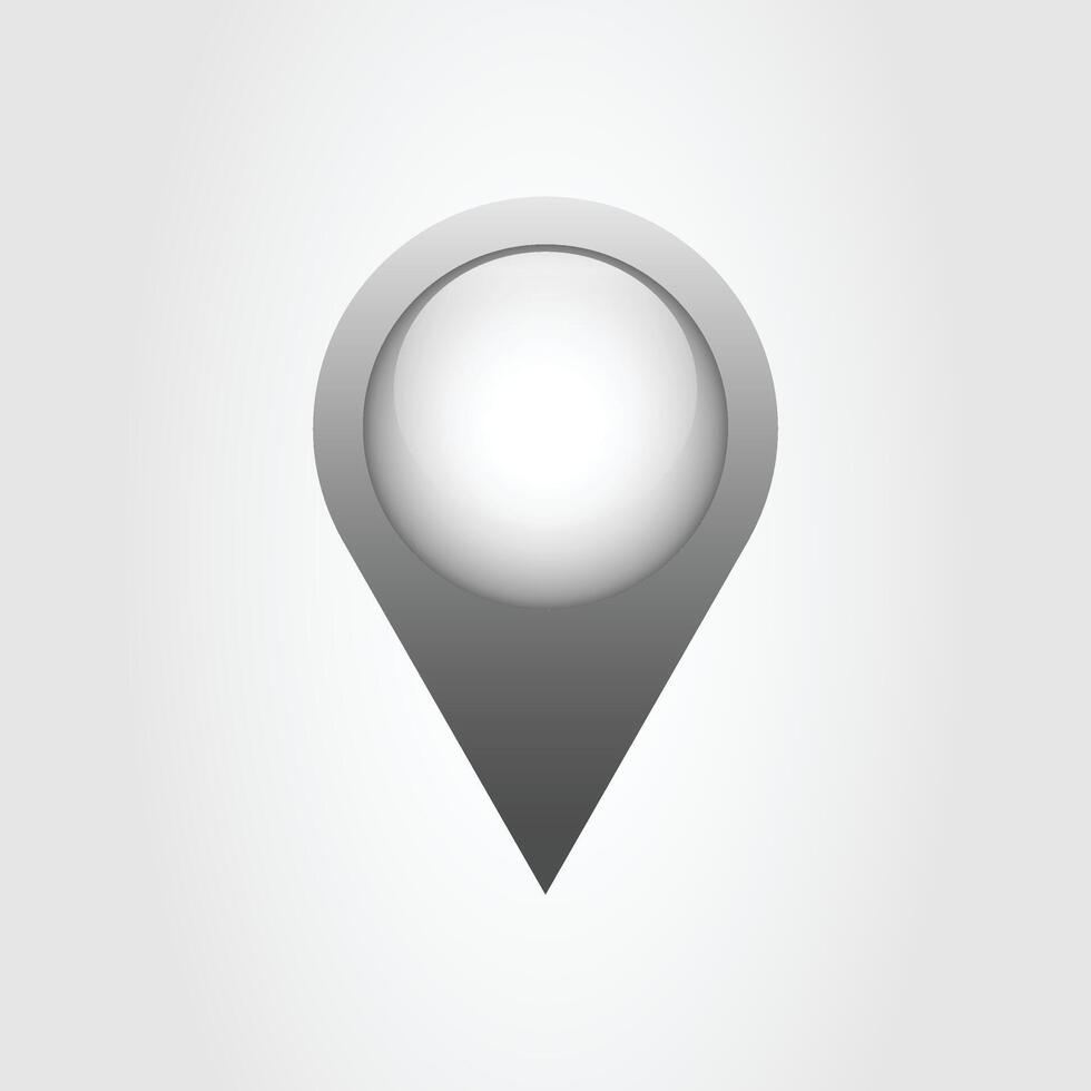 Pointers pin map location . vector