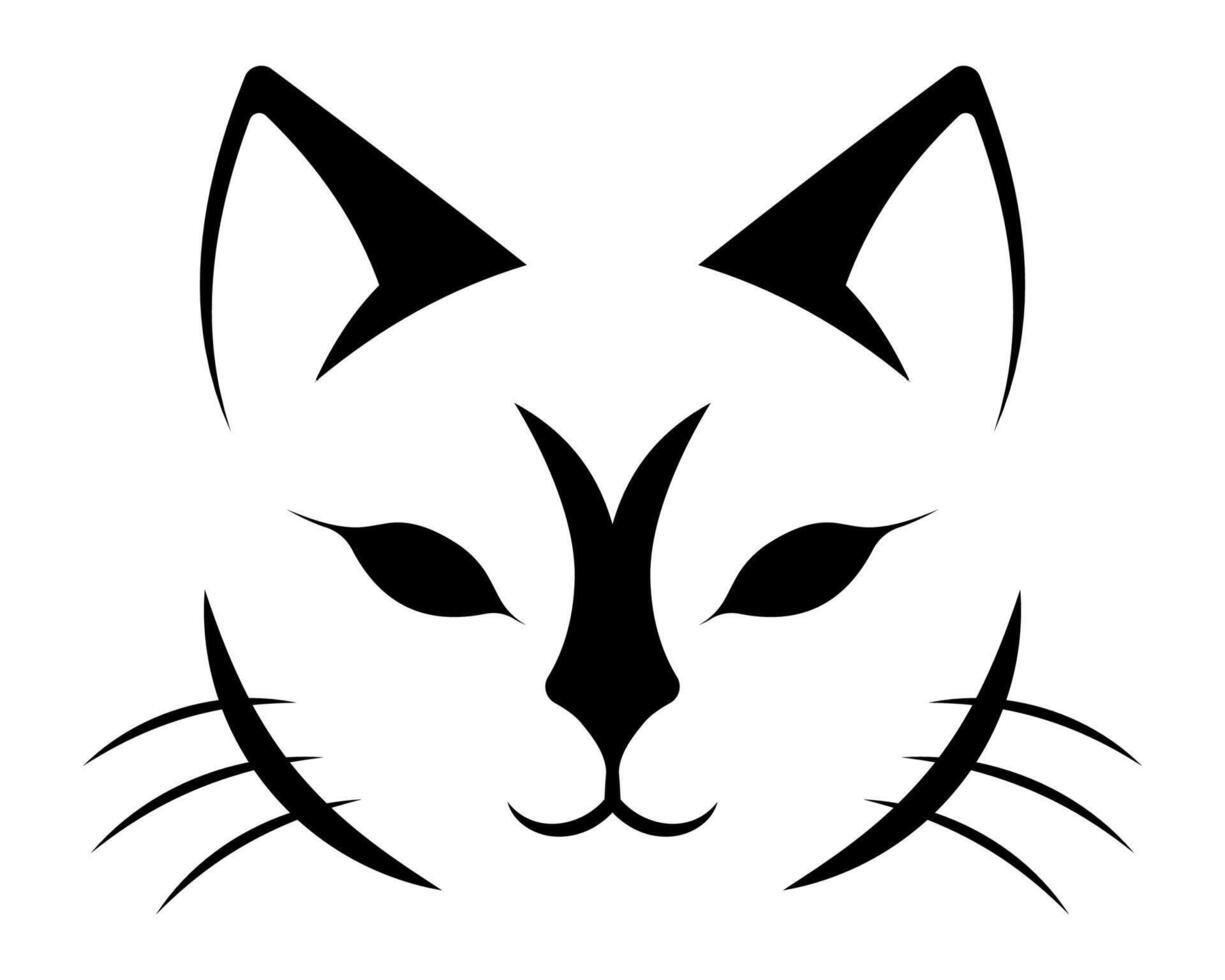 grooming pet cats logo for your business or company illustration isolated on white background vector