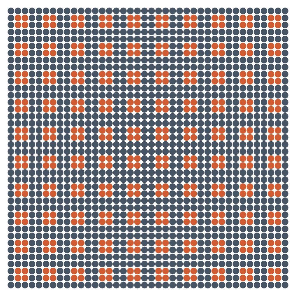 A striking square seamless print pattern composed of bright orange and green squares, forming an eye-catching and harmonious visual display. vector