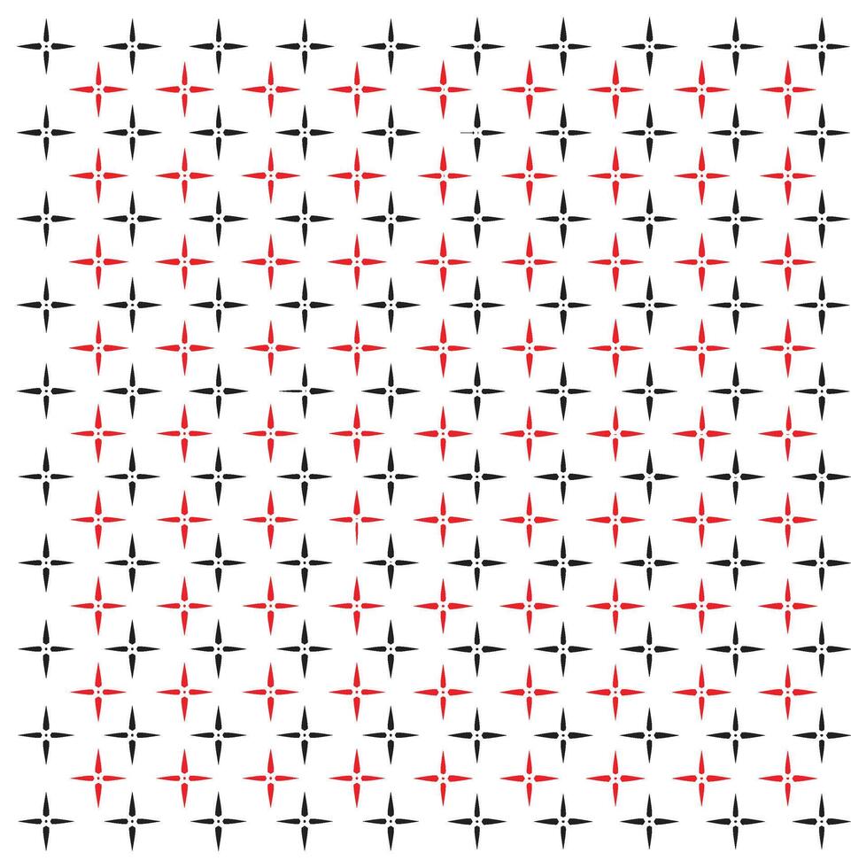 Black and red abstract compass rose pattern on a white background, Abstract coloring pages featuring intricate designs and patterns, perfect for adult relaxation and creativity vector