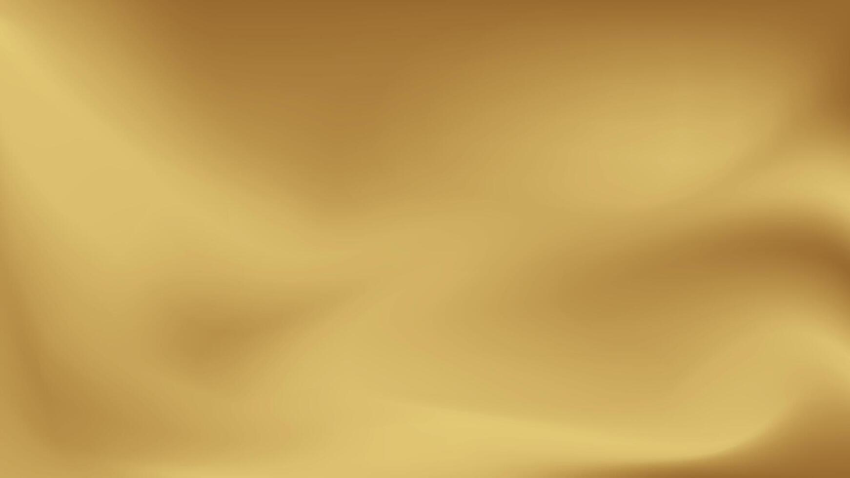 Gold abstract blurred gradient background. illustration. vector