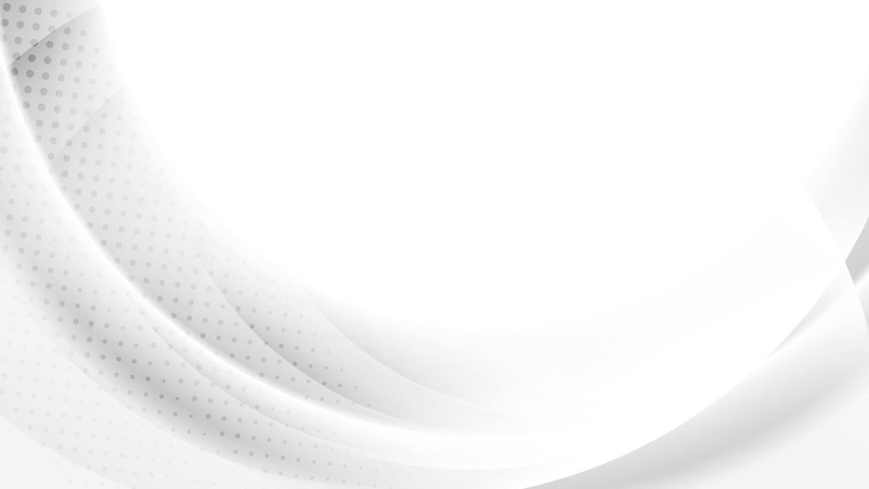 Abstract white and gray color, modern design stripes background with curve lines and dot pattern. illustration. vector