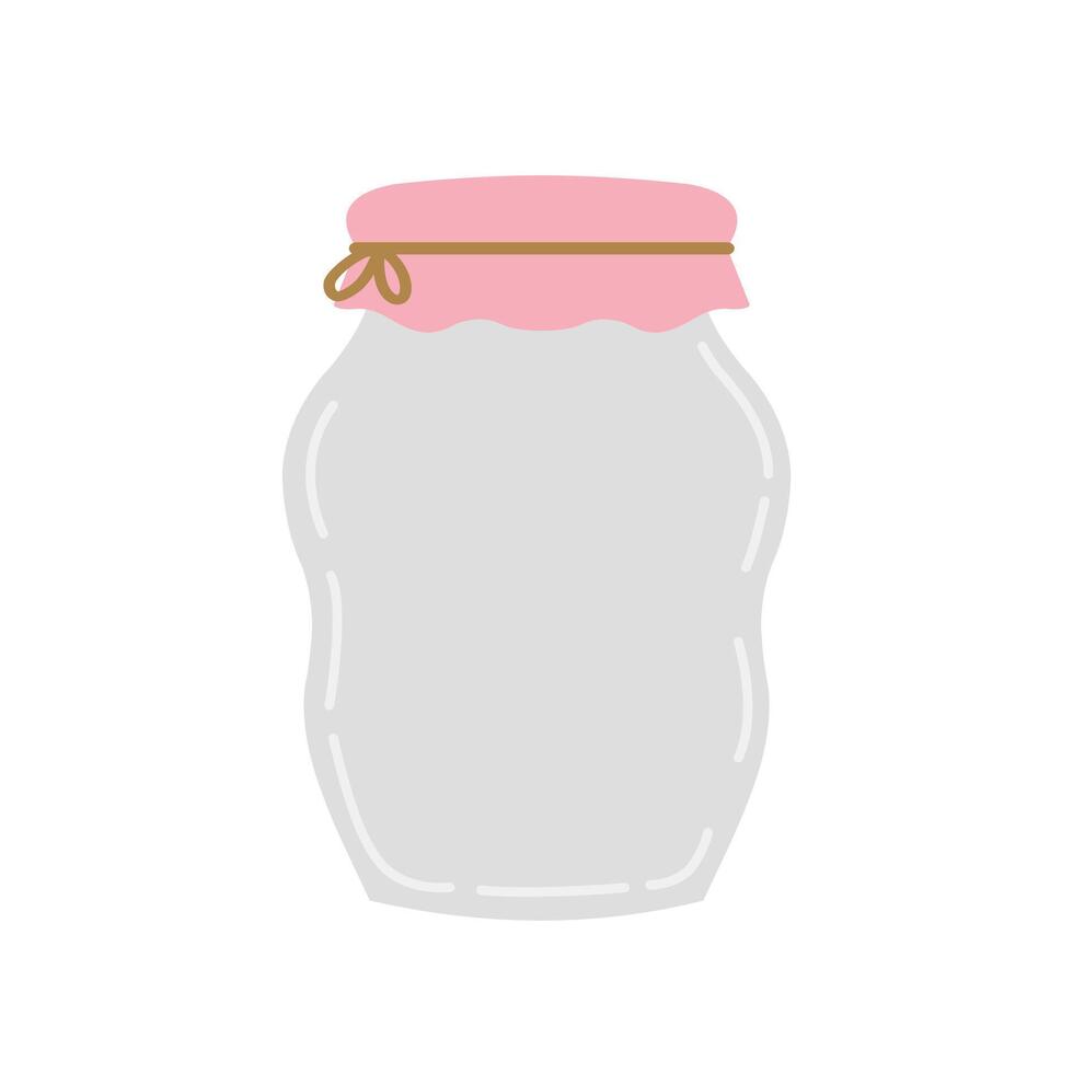 Simple Pink Jar vector