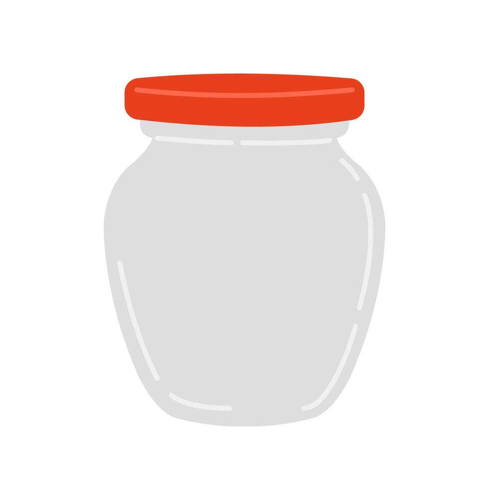 Red Bottle Jar vector