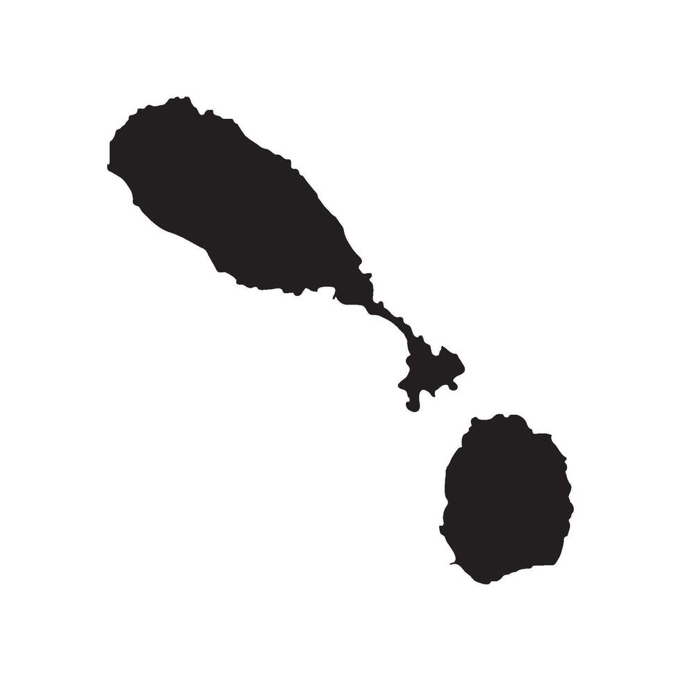 The silhouette of the island of galicia vector