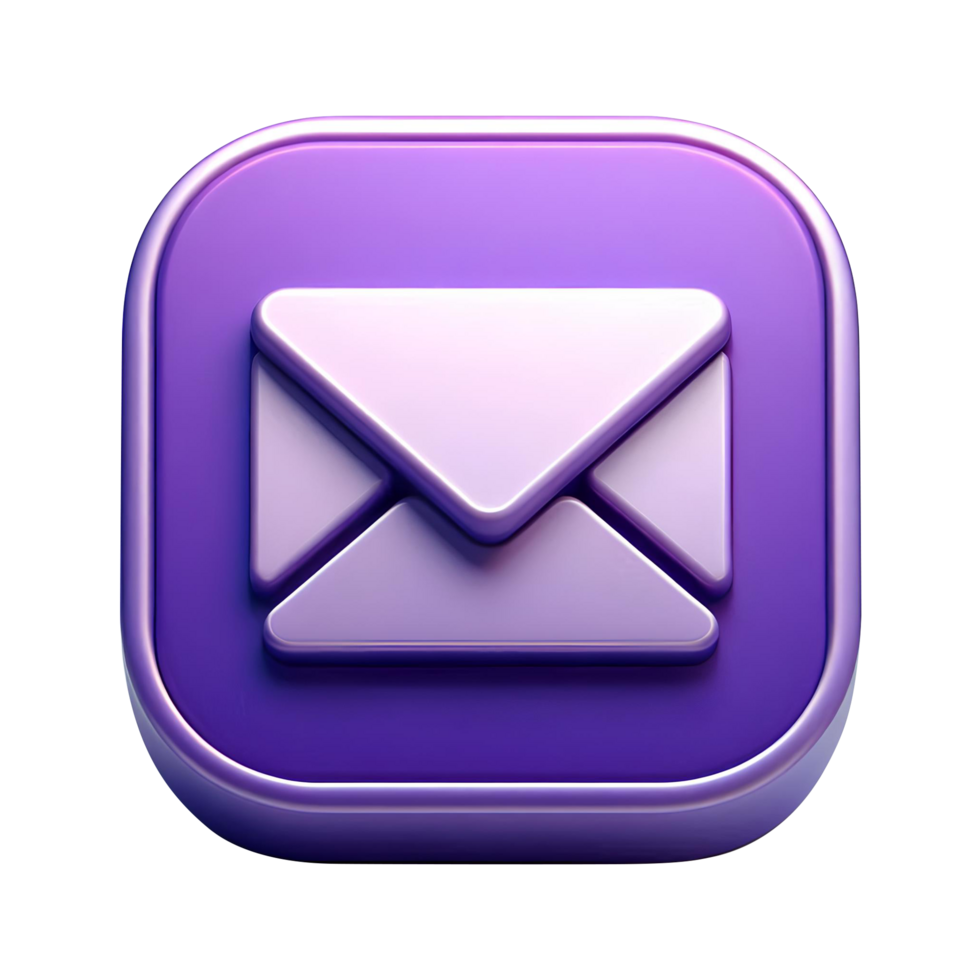 Email Envelope 3D Render png