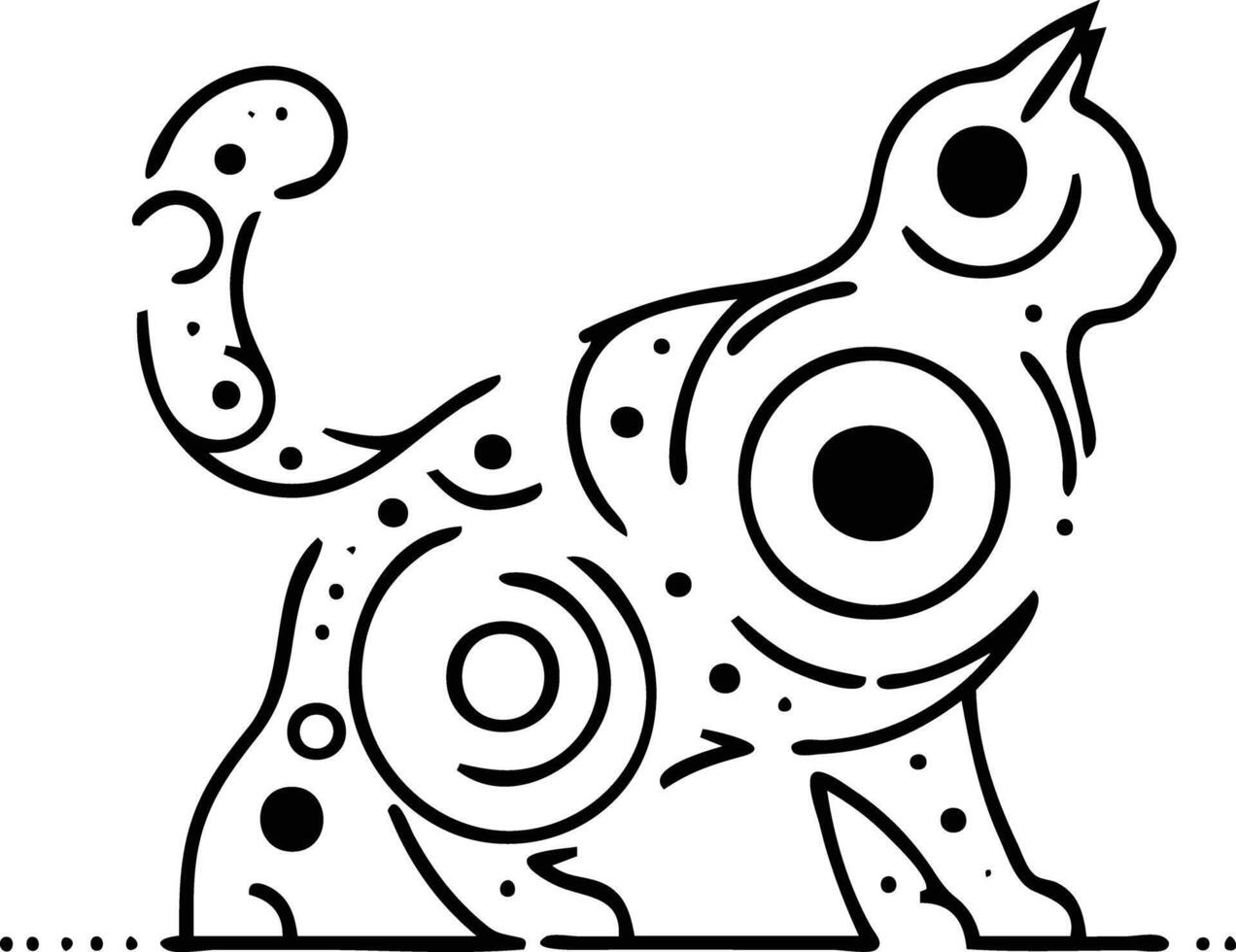 Cat Silhouette Art vector