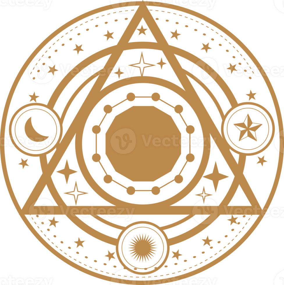 Magic circle symbol png