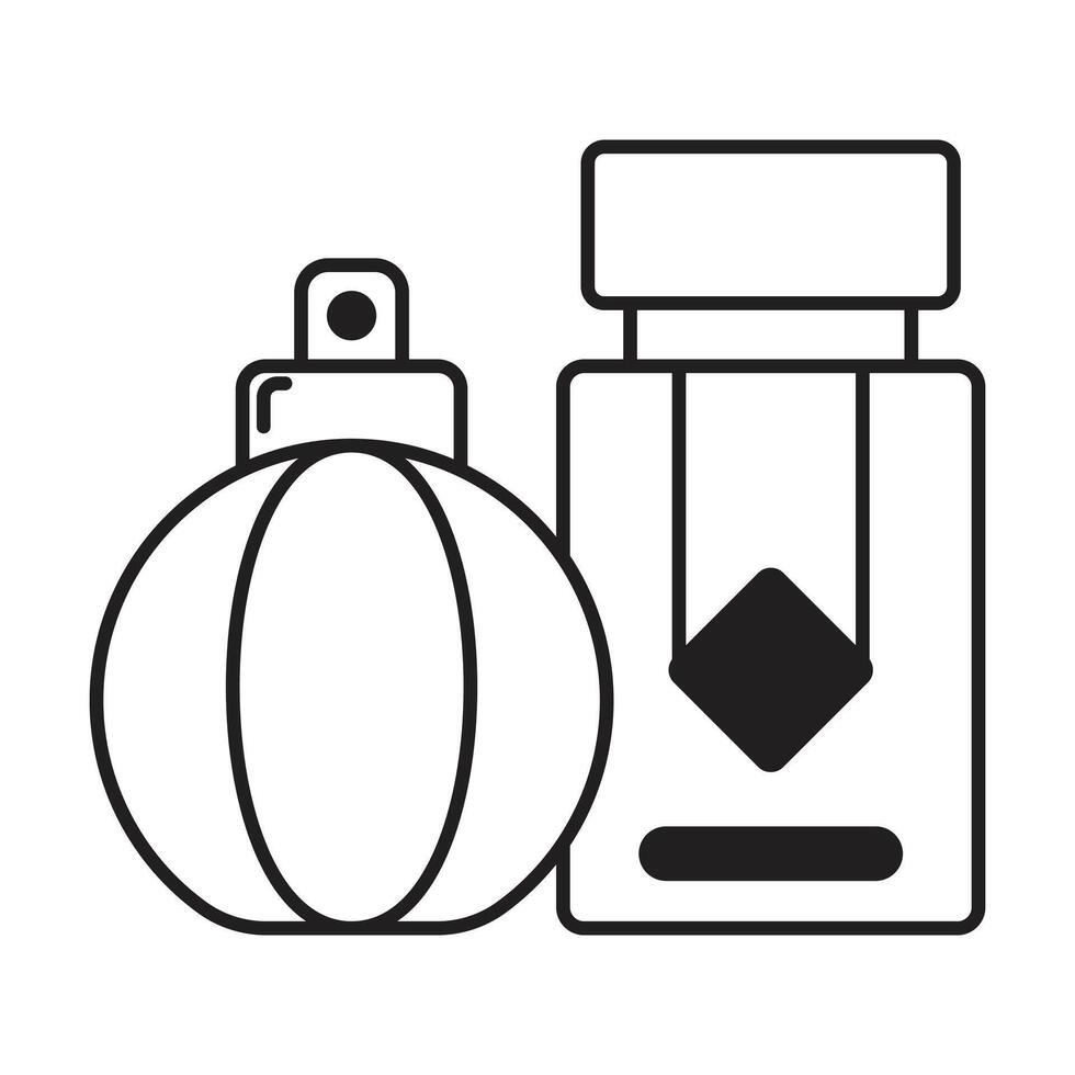 Perfume icon on white background vector
